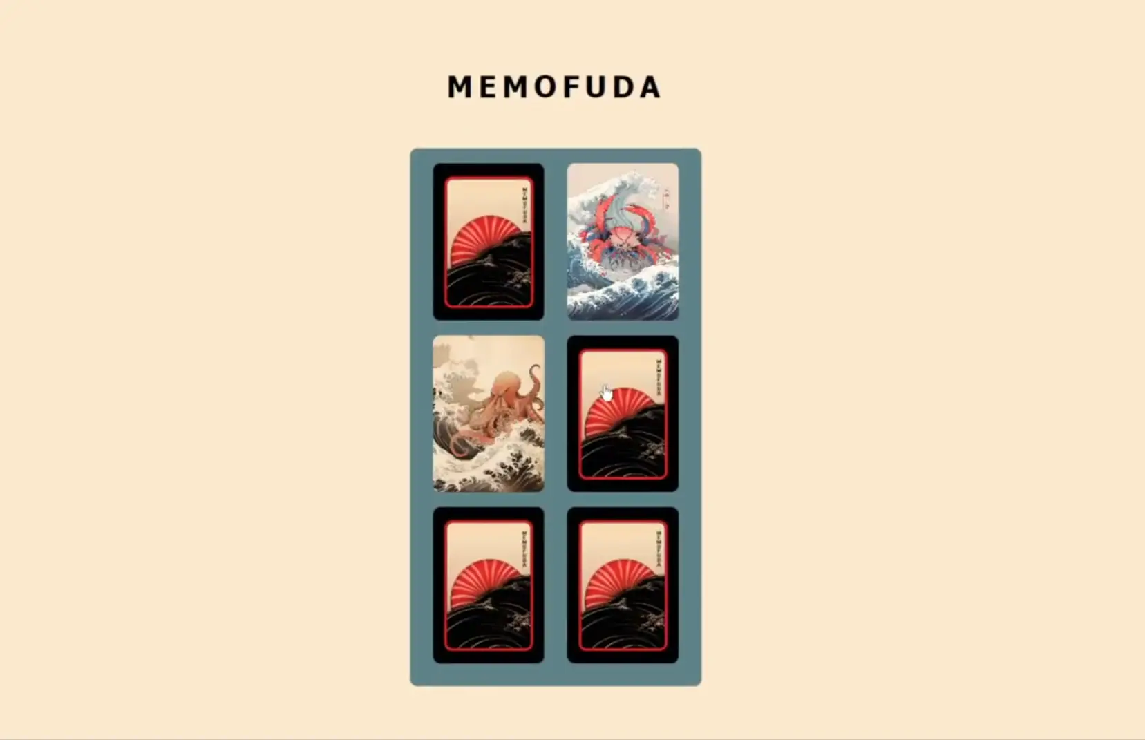 MemoFuda Card Game